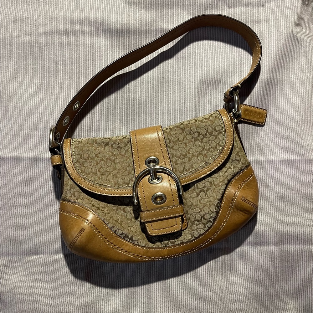 Coach Tan Mini Shoulder Bag